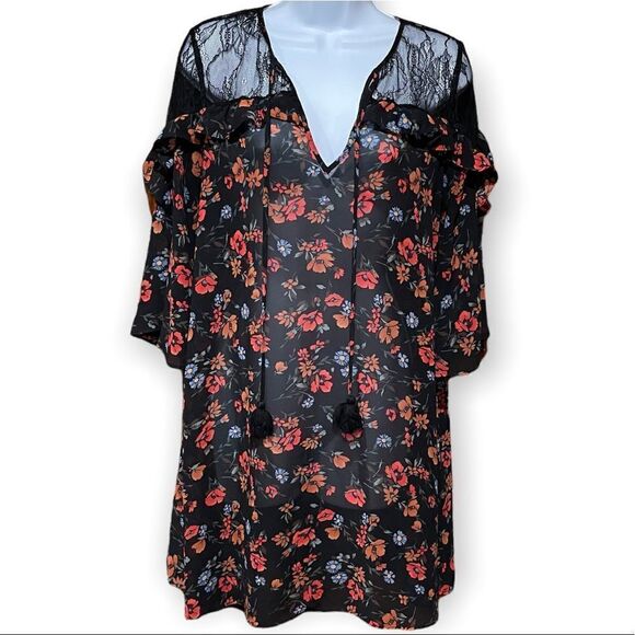 Forever 21 Contemporary Mini Sheer Dress Or Cover Up - Picture 1 of 6